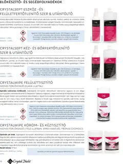Crystal Nails 2026/27 Nagykatalógus - amely érvényes a következő dátumtól: 09.03.2026 | Oldal: 70 | Termékek: Gyümölcs, Törlőkendő, Doboz, Nedves törlőkendő