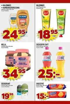 Din Mat erbjudanden - Förhandsvisning av reklamblad från butik Din Mat aktuell från 29/06/2026 | Sida: 6 | Produkter: Digestive, Deodorant, Hamburgerdressing, Citron