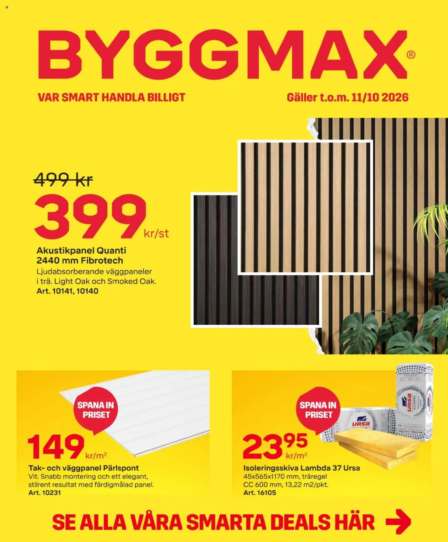 ByggMax reklamblad aktuell från 28/09/2026 | Sida: 1