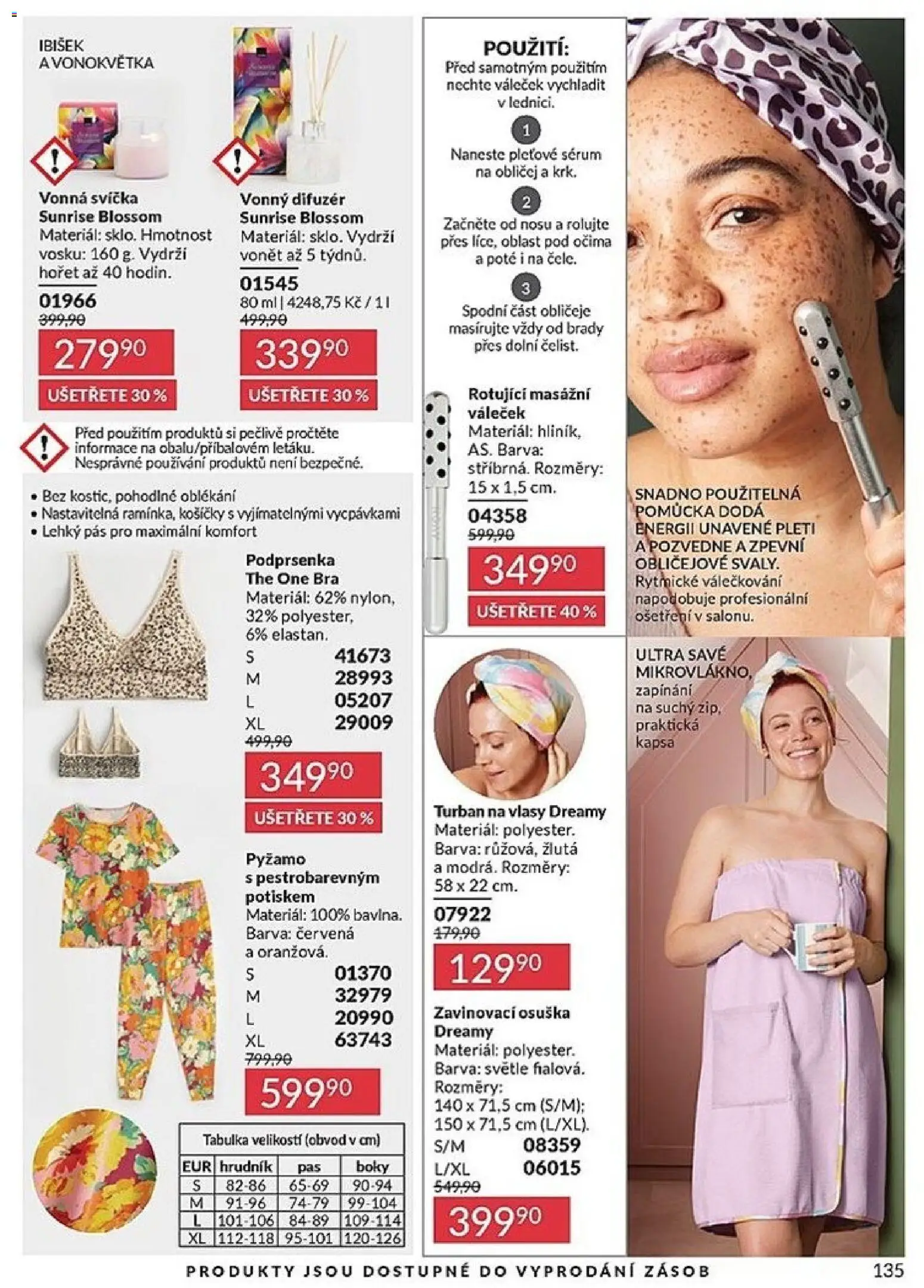 Avon Katalog 04/2026 od 01.04.2026 | Strana: 135 | Produkty: Difuzér, Pyžamo, Svíčka, Váleček