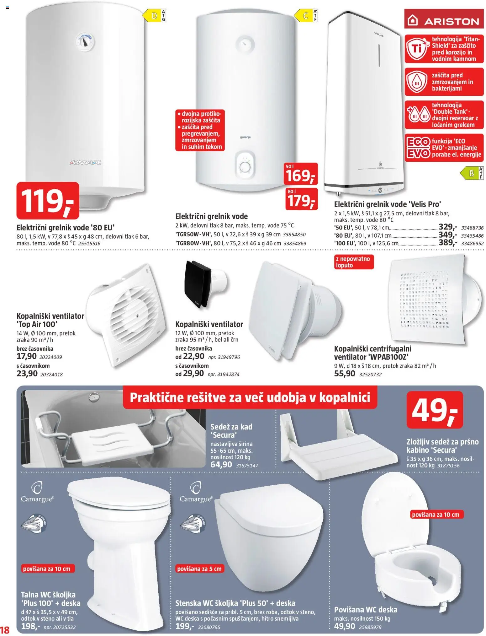 Novi Bauhaus katalog ponudbe – veljaven od 01.07.2026 | Stran: 18