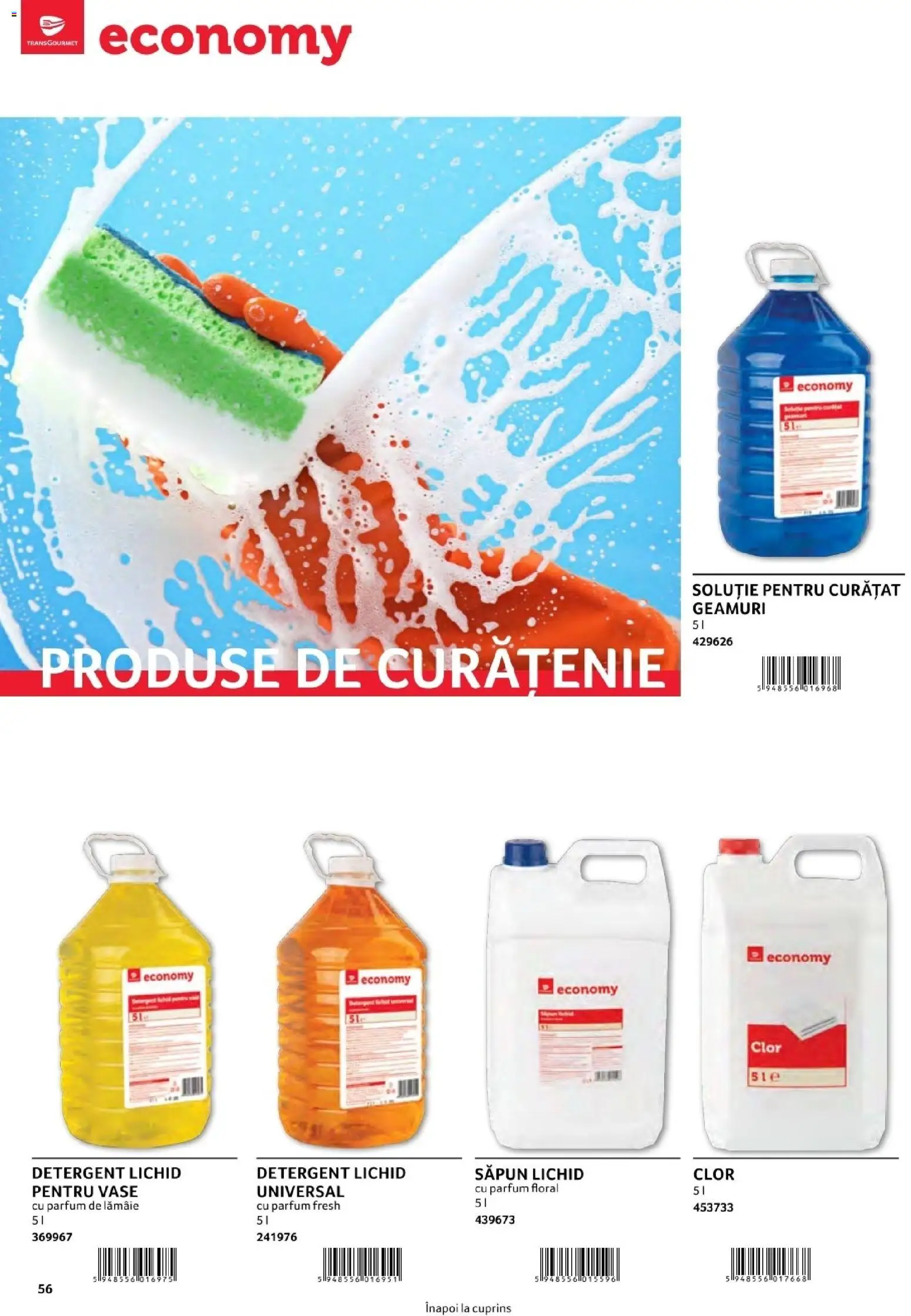 Noul catalog Selgros – valabil de la 01.08.2026 | Pagină: 56 | Produse: Produse de curatenie, Parfum, Săpun, Detergent