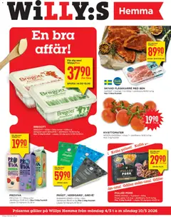 Willys erbjudanden Hemma - Förhandsvisning av reklamblad från butik Willys aktuell från 04.05.2026