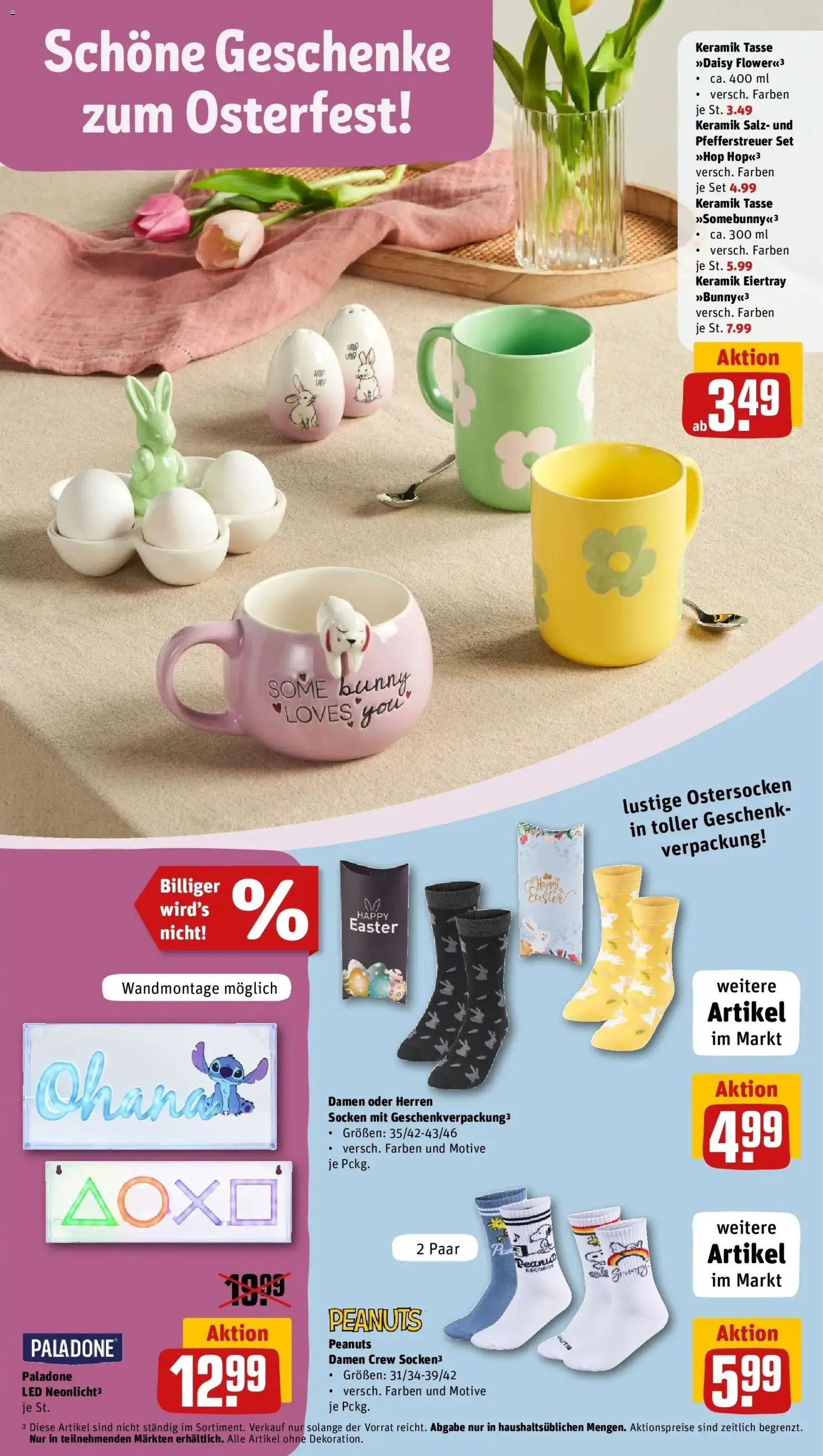 Rewe Prospekt Neunburg Vorm Wald	 – gültig ab 15.03.2026 | Seite: 30 | Produkte: Salz, Socken
