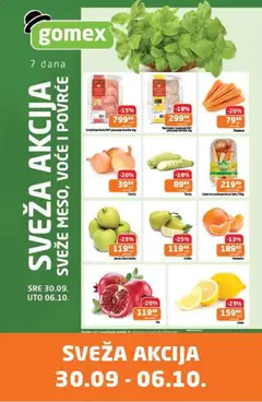 Gomex katalog Sveža akcija - pregled Gomex kataloga - važi od 30.09.2026