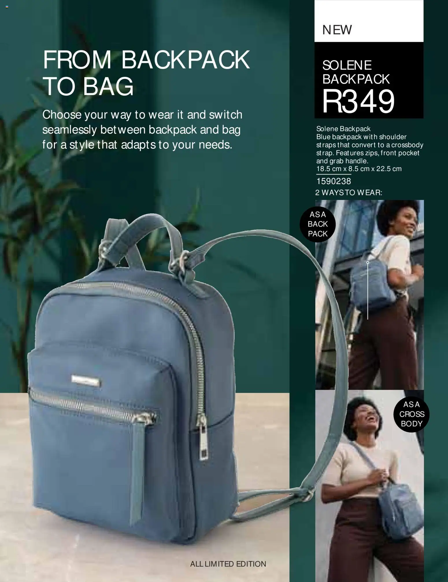 New Avon catalogue – valid from 01/08/2026 | Page: 121 | Products: Backpack, Bag, Switch