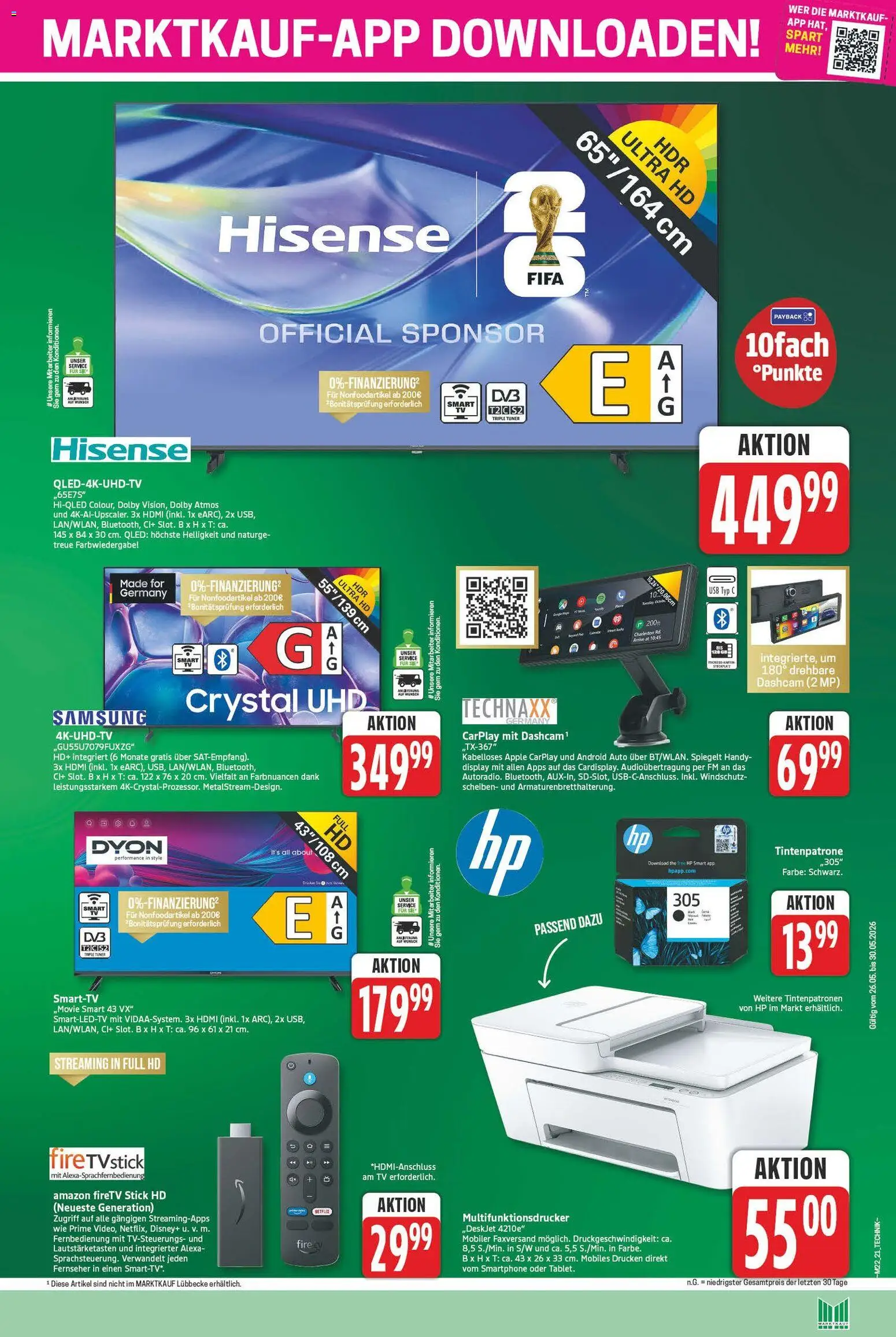 Marktkauf Prospekt – gültig ab 26.05.2026 | Seite: 21 | Produkte: Samsung, Smartphone, TV, Fernseher