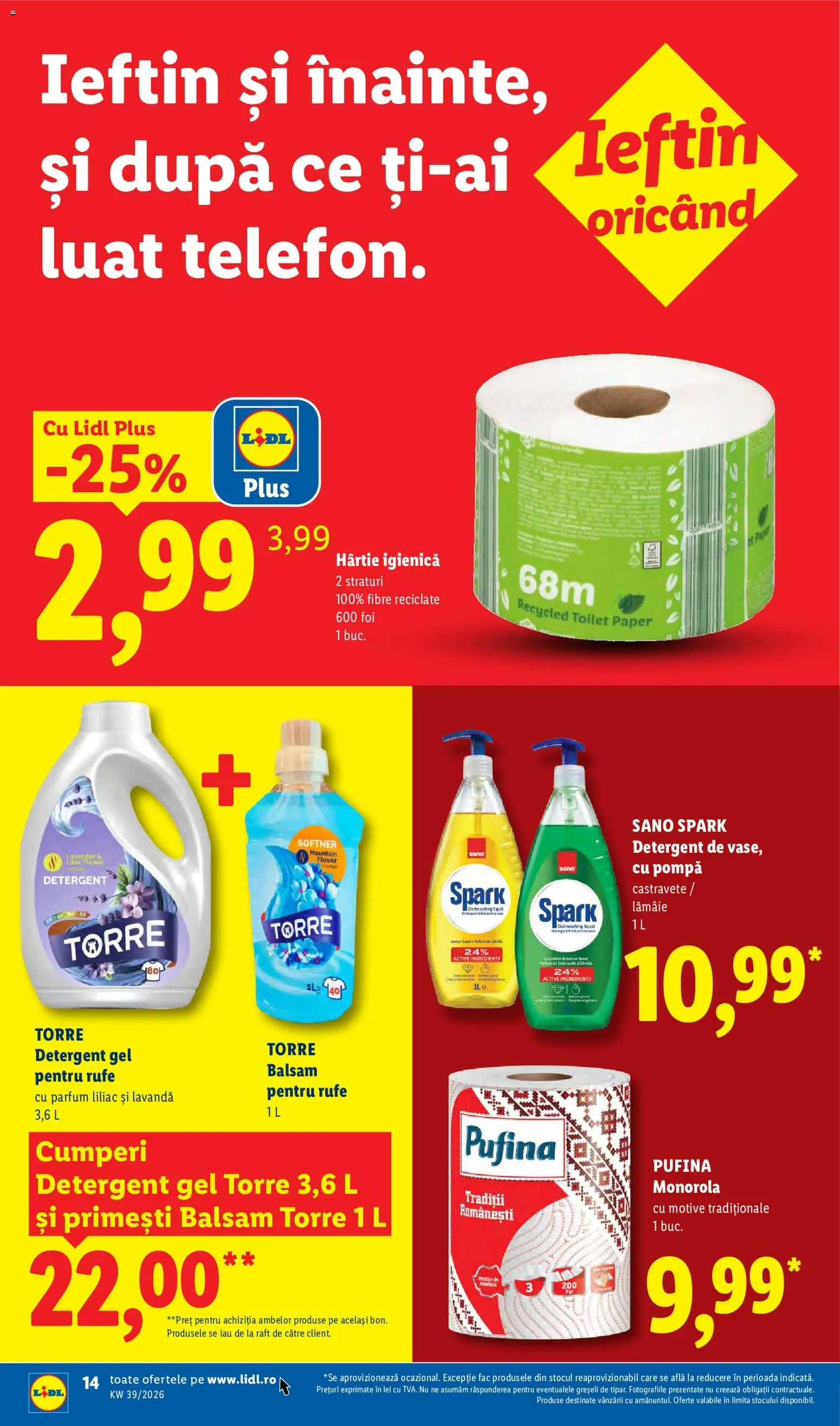 Noul catalog Lidl – valabil de la 21.09.2026 | Pagină: 14