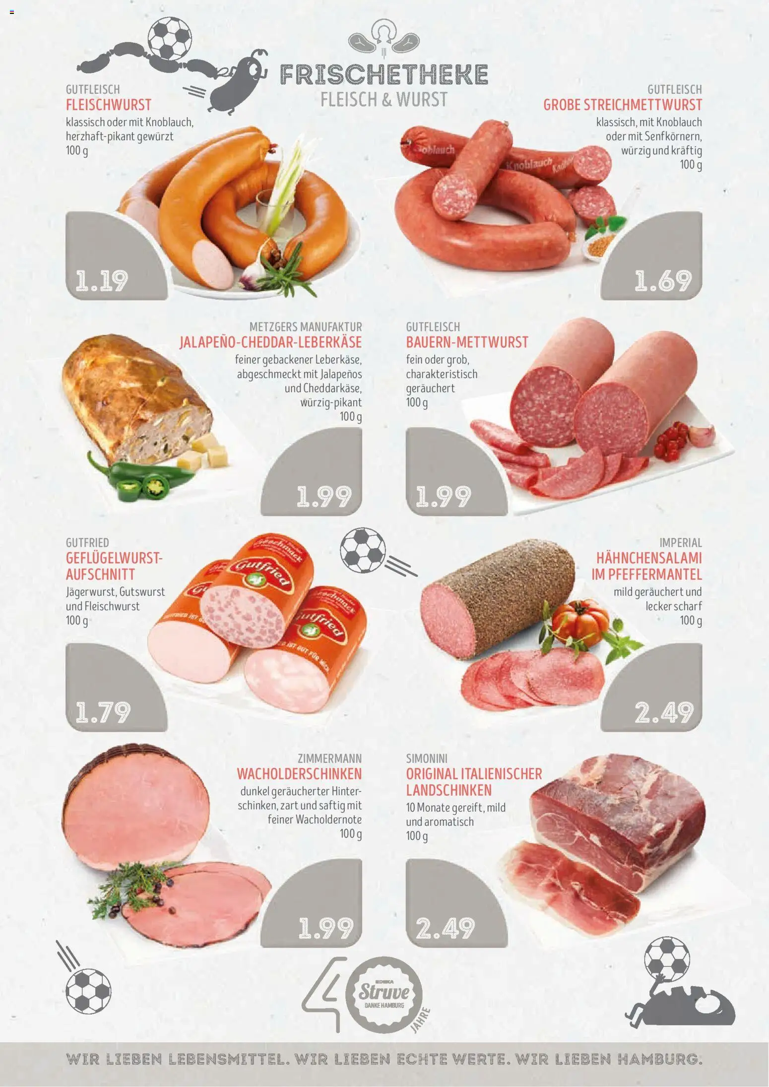 Edeka Struve Prospekt – gültig ab 22.06.2026 | Seite: 5 | Produkte: Wurst, Knoblauch, Fleisch
