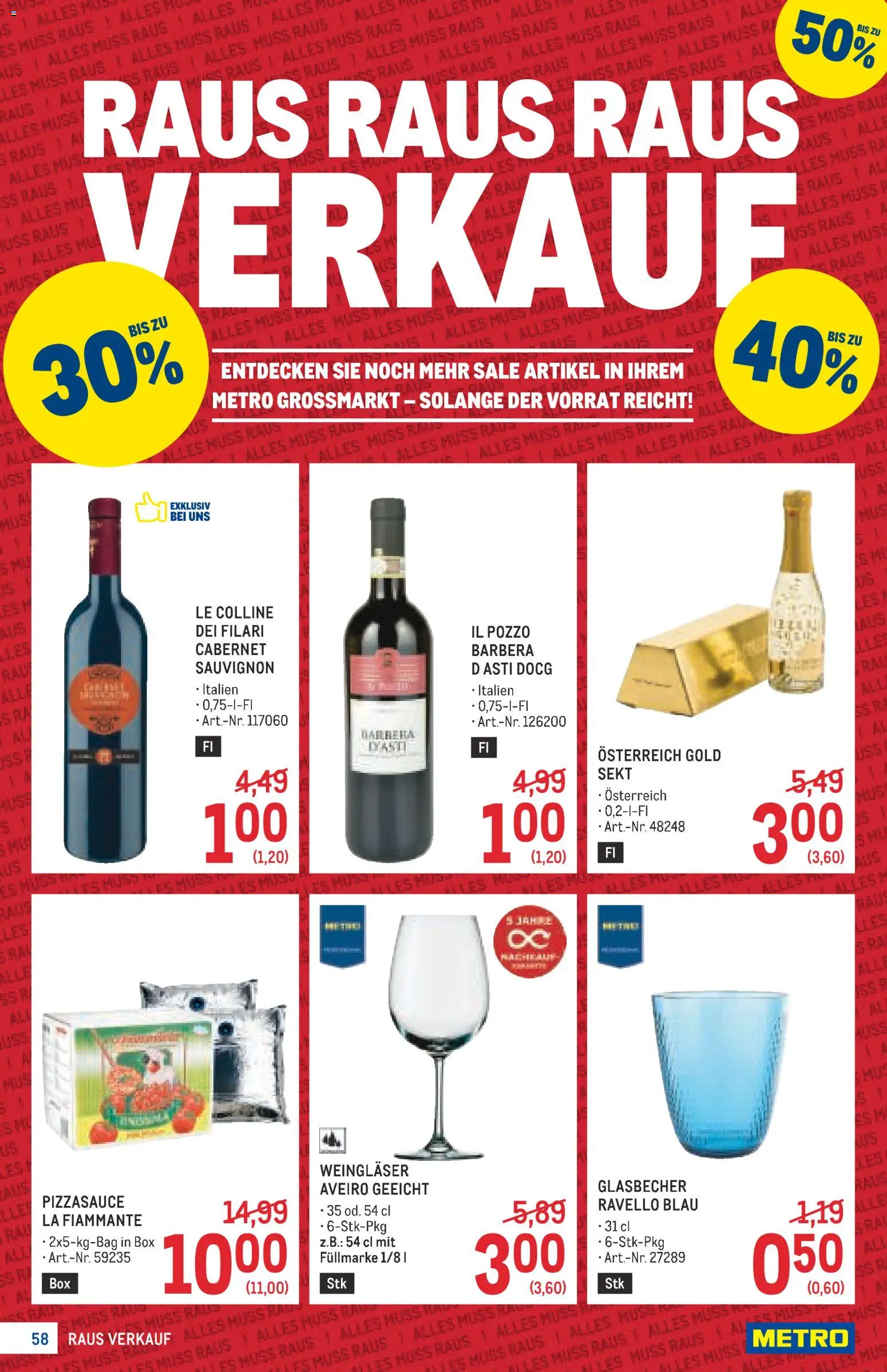 Metro angebote Profi gültig ab 20.08.2026 | Seite: 58 | Produkte: Mais, Box