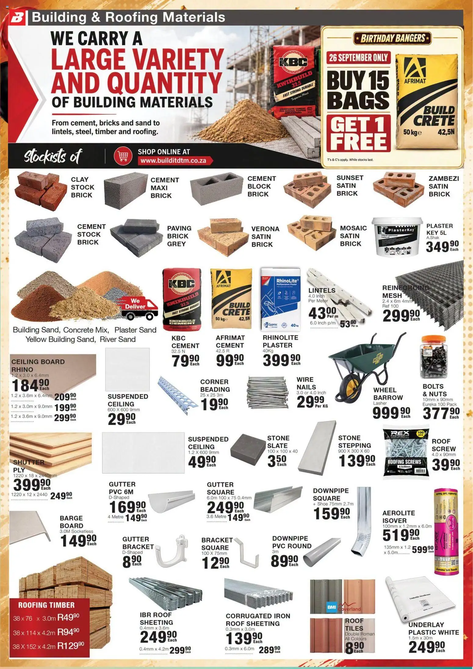 New Build It catalogue – valid from 19/09/2026 | Page: 2