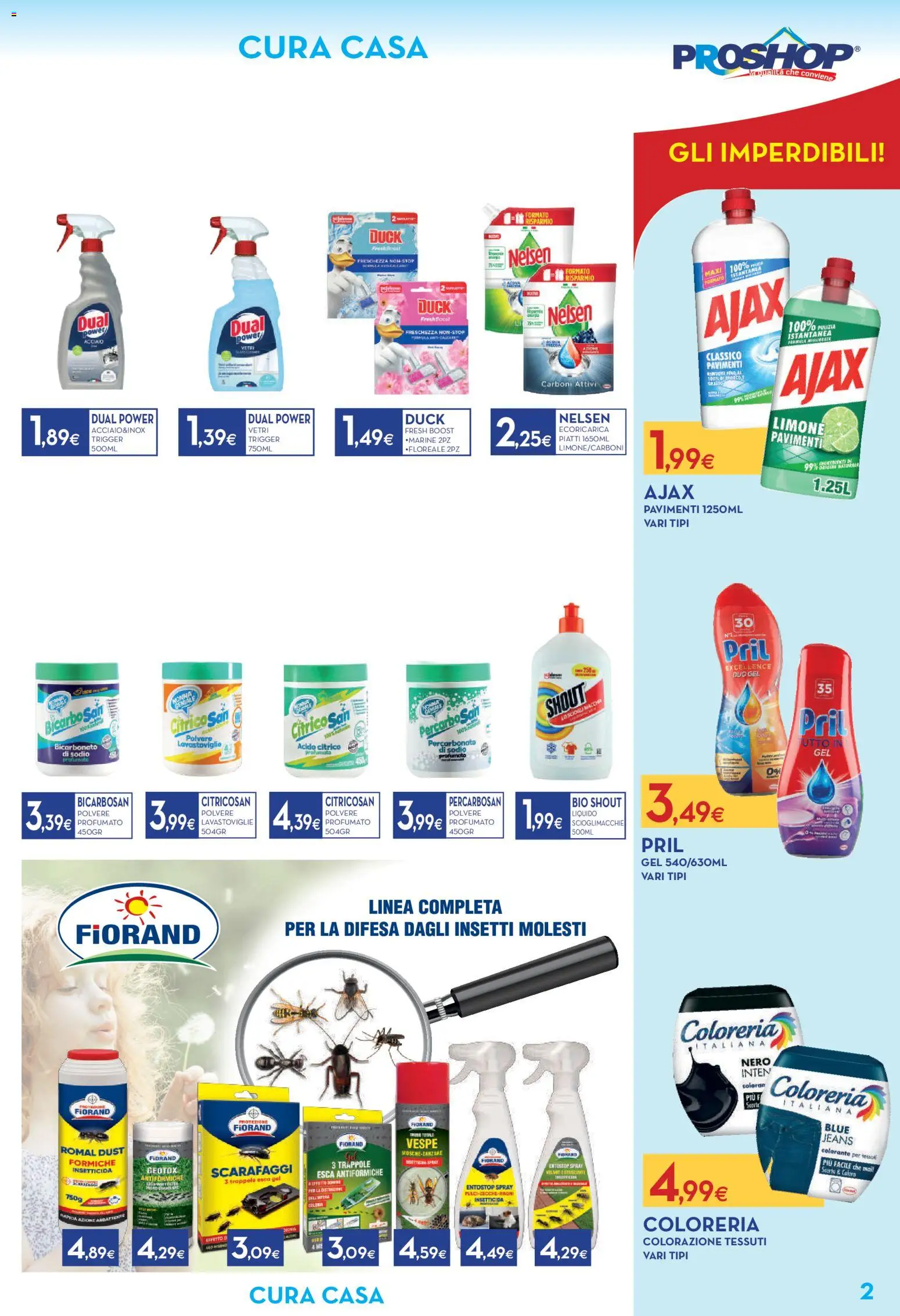 Volantino Proshop del 02/07/2026 | Pagina: 3 | Prodotti: Bicarbonato, Limone, Jeans, Insetticida