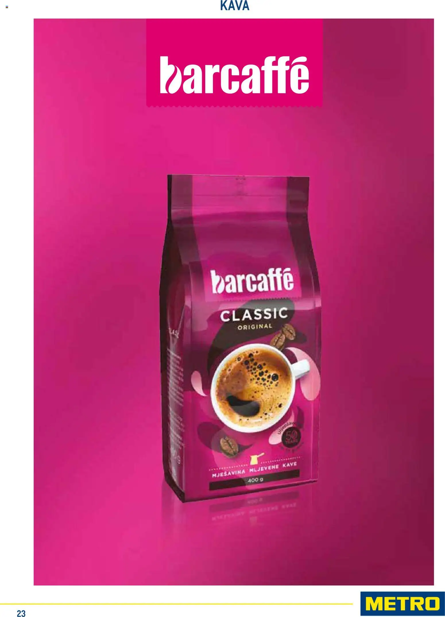 Metro katalog | vrijedi od 03.06.2026 | Stranica: 23 | Proizvodi: Kava, Barcaffe