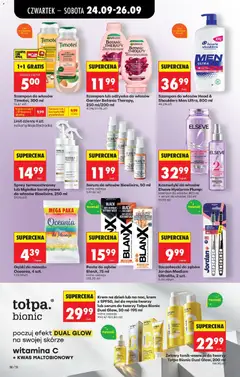 Pogląd oferty "Biedronka gazetka od czwartku" - ważna od 24.09.2026 | Strona: 82 | Produkty: Papier toaletowy queen, Chusteczki, Kaszka mleczna, Pampers