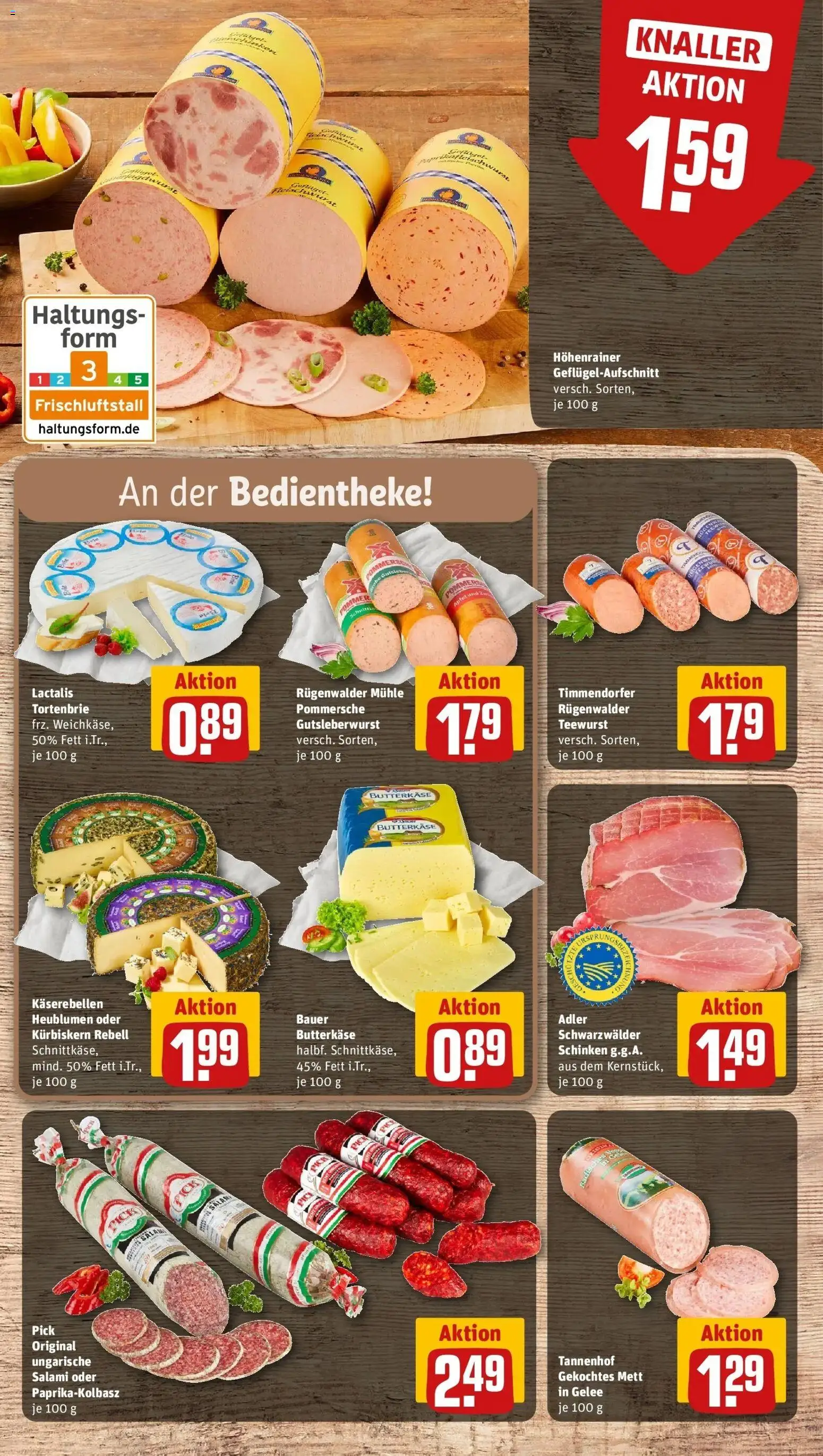 REWE Prospekt ab 19.10.2026 zum Blättern » Angebote | Seite: 12 | Produkte: Mühle, Äpfel, Salami, Schinken