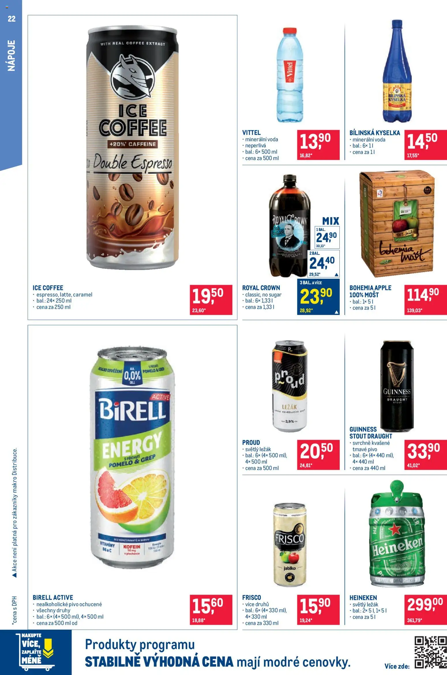Makro leták - Pro milovníky jídla od 12.08.2026 | Strana: 22 | Produkty: Voda, Mošt, Vitamíny, Apple