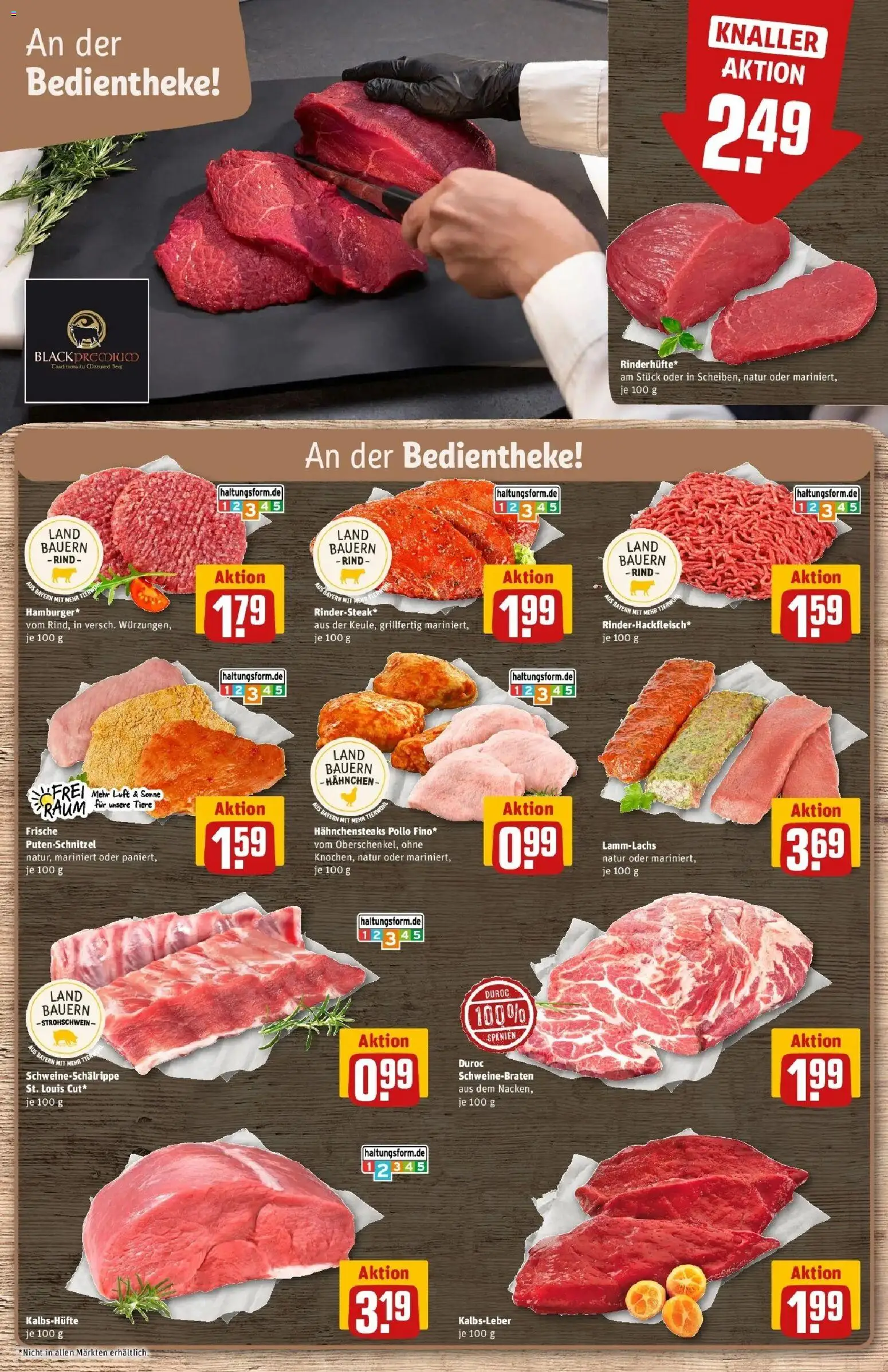 REWE Prospekt ab 31.08.2026 zum Blättern » Angebote | Seite: 8 | Produkte: Hahnchen, Kalbsleber, Putenschnitzel
