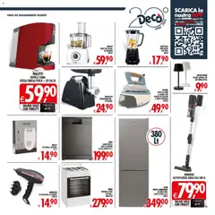 Anteprima del volantino Decò volantino iperStore, Superstore Sicilia valido a partire dal 31/07/2026 | Pagina: 40 | Prodotti: Caldaia, Epilatore, Passapomodoro, Robot da cucina