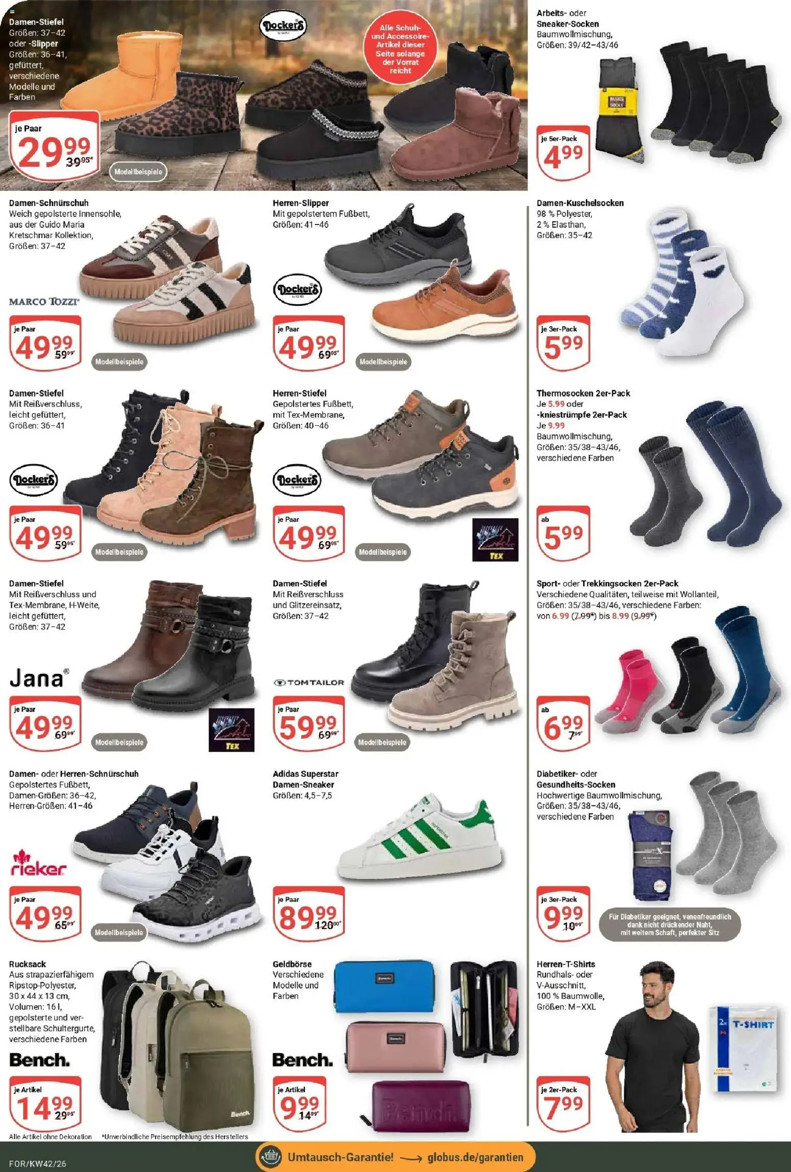 Globus Prospekt Forchheim (ab 12.10.2026) » Angebote online | Seite: 24 | Produkte: Kniestrümpfe, Rucksack