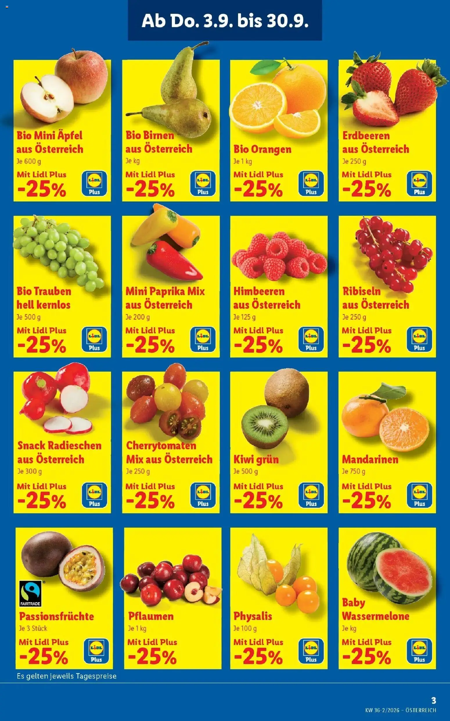 Lidl Flugblatt - Jenbach ab 30.08.2026 - Angebote ab donnerstag | Seite: 3