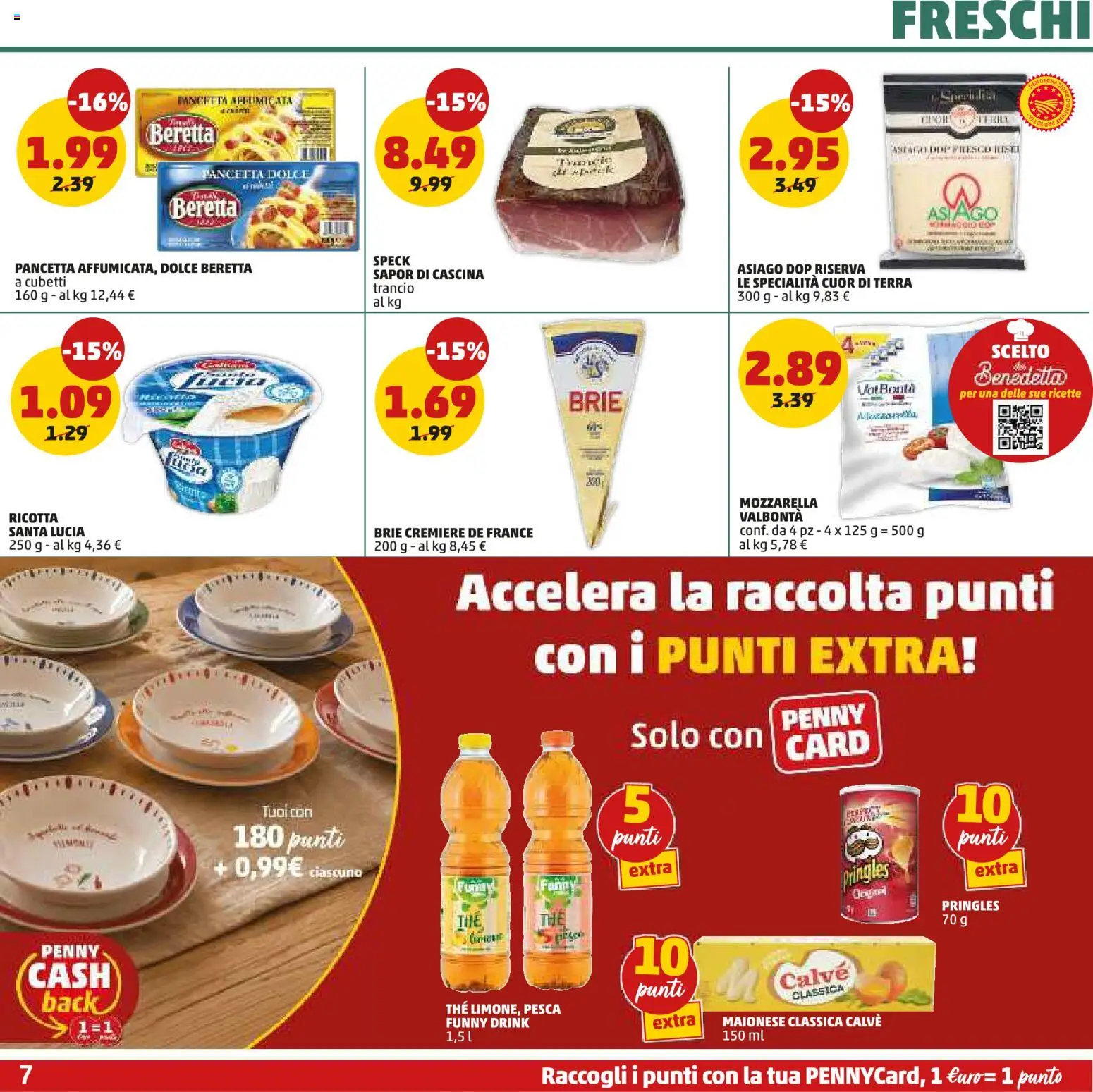 Volantino PENNY del 10/09/2026 | Pagina: 7 | Prodotti: Speck, Pancetta, The, Specialità