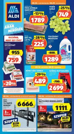 Aldi aktuális akciós újság - amely érvényes a következő dátumtól: 2026.08.06.