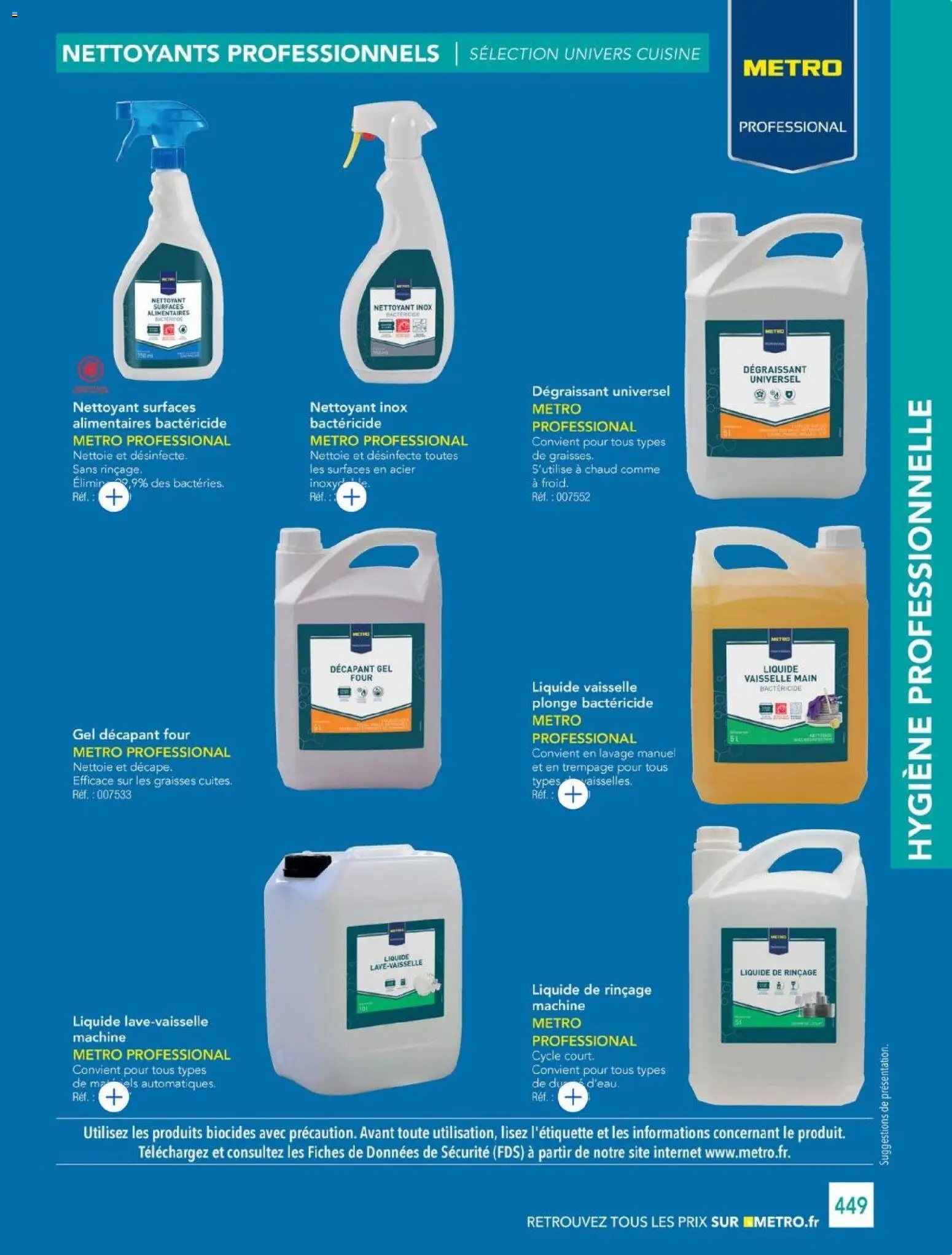 {H1} | Page: 449 | Produits: Four, Décapant, Liquide vaisselle, Liquide de rinçage