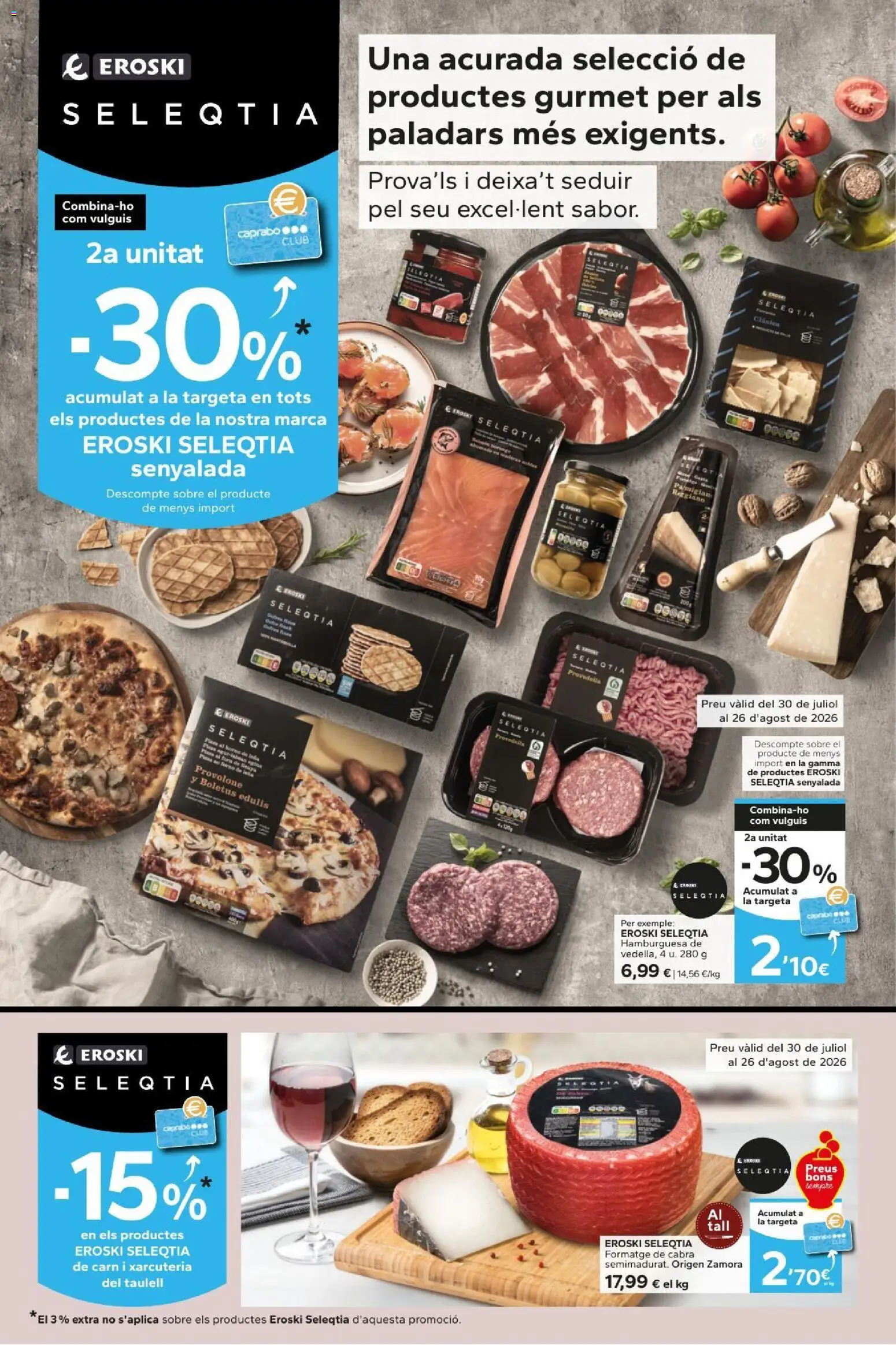 Caprabo folleto │ válido desde el 13/08/2026 | Página: 10 | Productos: Hamburguesa
