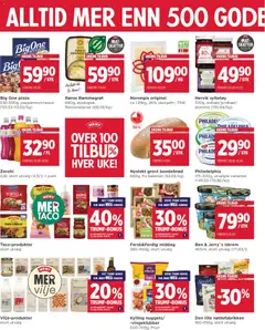 Forhåndsvisning av Meny kundeavis gyldig fra 22/06/2026 | Side: 10 | Produkter: Desk, Iskrem, Rygeost, Taco