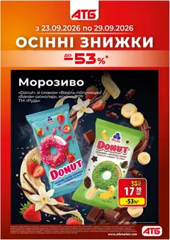 АТБ акції дійснийкції з 23.09.2026