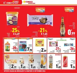 Anteprima del volantino 6 MERENDINE YO-YO BAULI, cioccolato 210 g valido a partire dal 09/09/2026 | Pagina: 24 | Prodotti: Tisana, Prugne, Bevande, Frutta