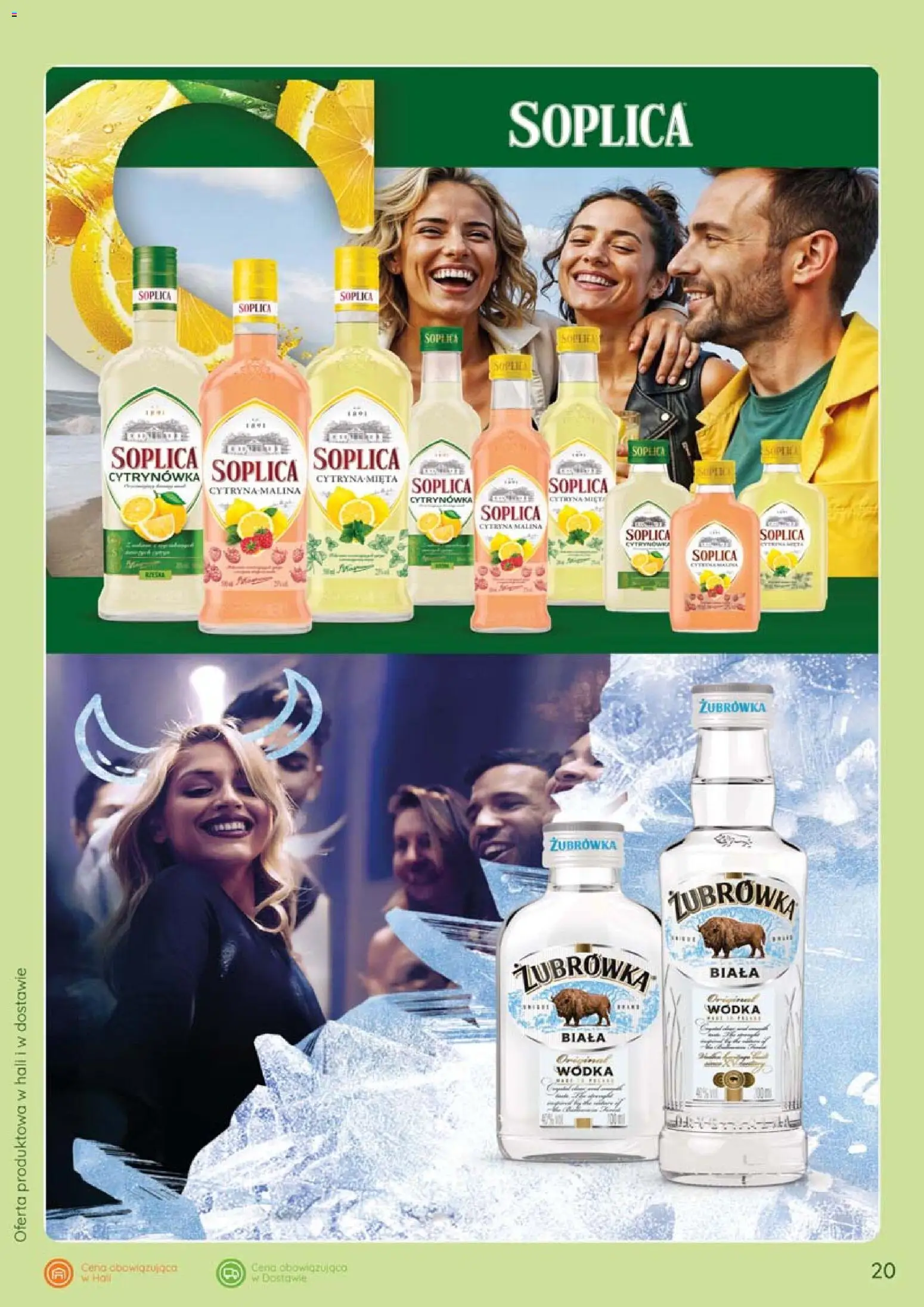Eurocash gazetka - Katalog Alkoholowy od 01.06.2026 | Strona: 20 | Produkty: Cytryna, Malina, Żubrówka biała wódka, Wódka