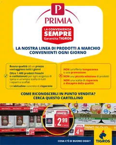 Anteprima del volantino Tigros volantino Primia valido a partire dal 17/06/2026