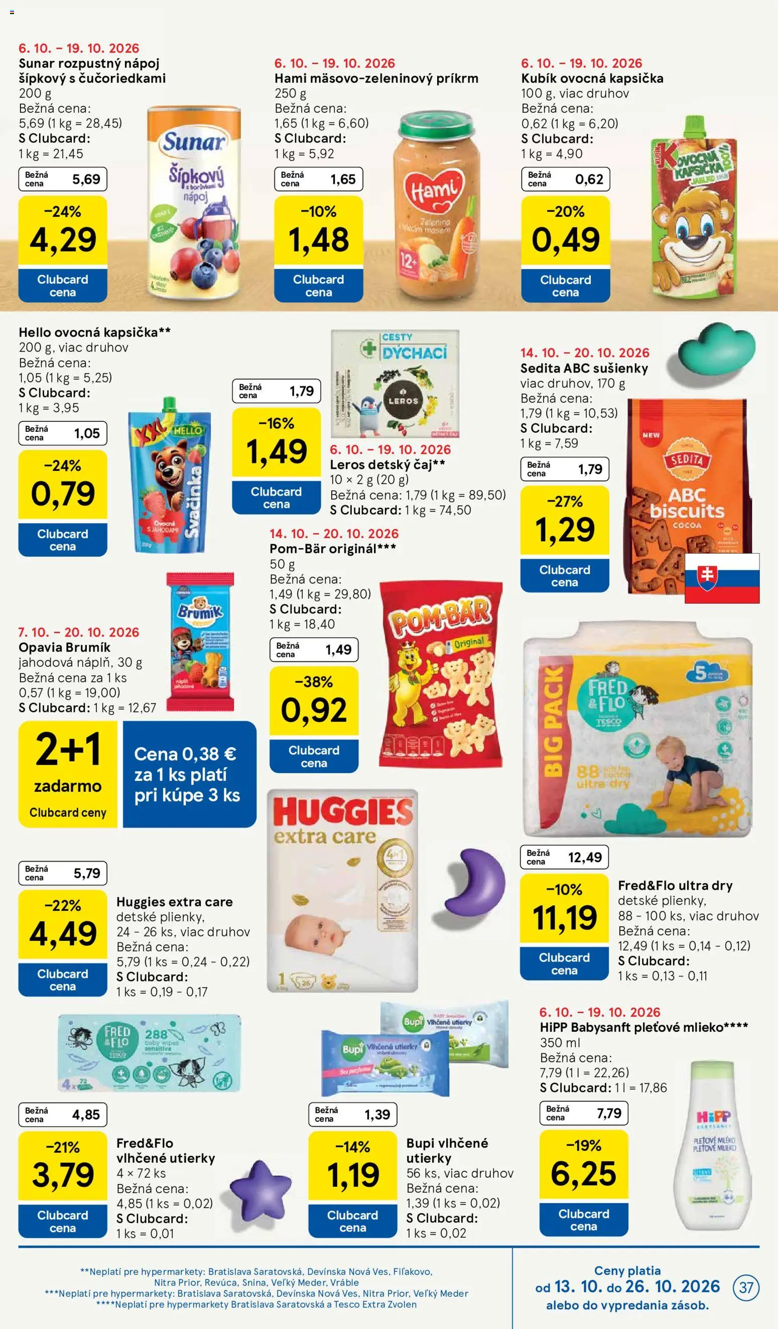 Nové Tesco akcie – leták je platný od 14.10.2026 | Strana: 37