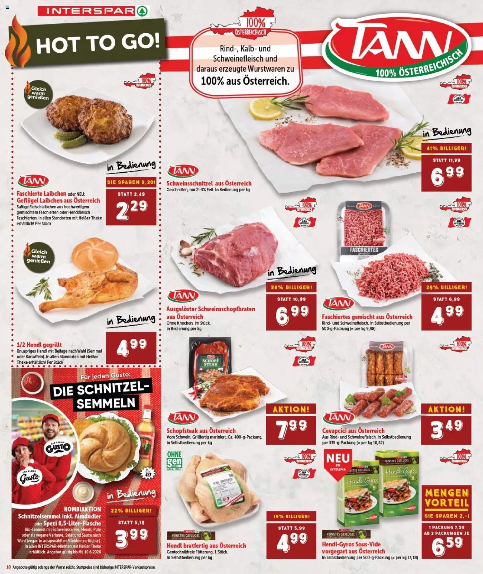 Interspar Flugblatt - Burgenland Nord gültig ab 21.05.2026 | Seite: 11 | Produkte: Salat, Schweinefleisch