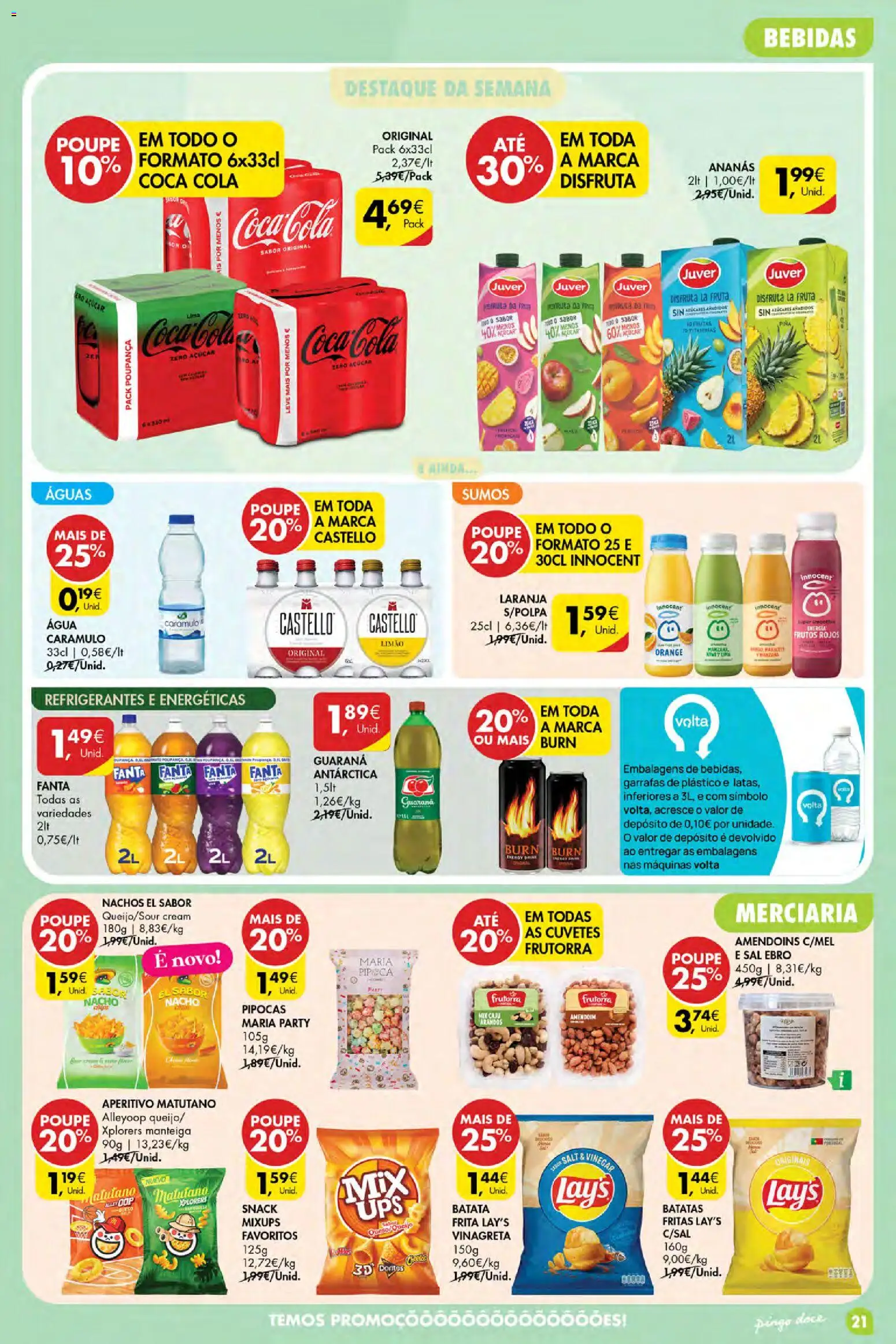 Pingo Doce Poupe Esta Semana Açores │ válido de 06/08/2026 | Página: 21 | Produtos: Batata, Batatas, Sal, Ananás