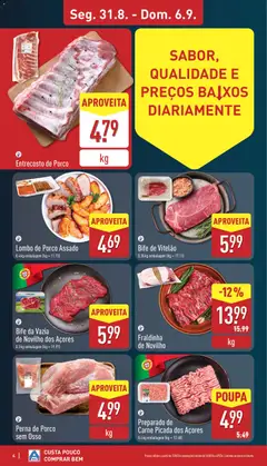 Pré-visualização Bife da Vazia de Novilho dos Açores, Bife da Vazia de Novilho dos Açores válido de 31/08/2026 | Página: 4