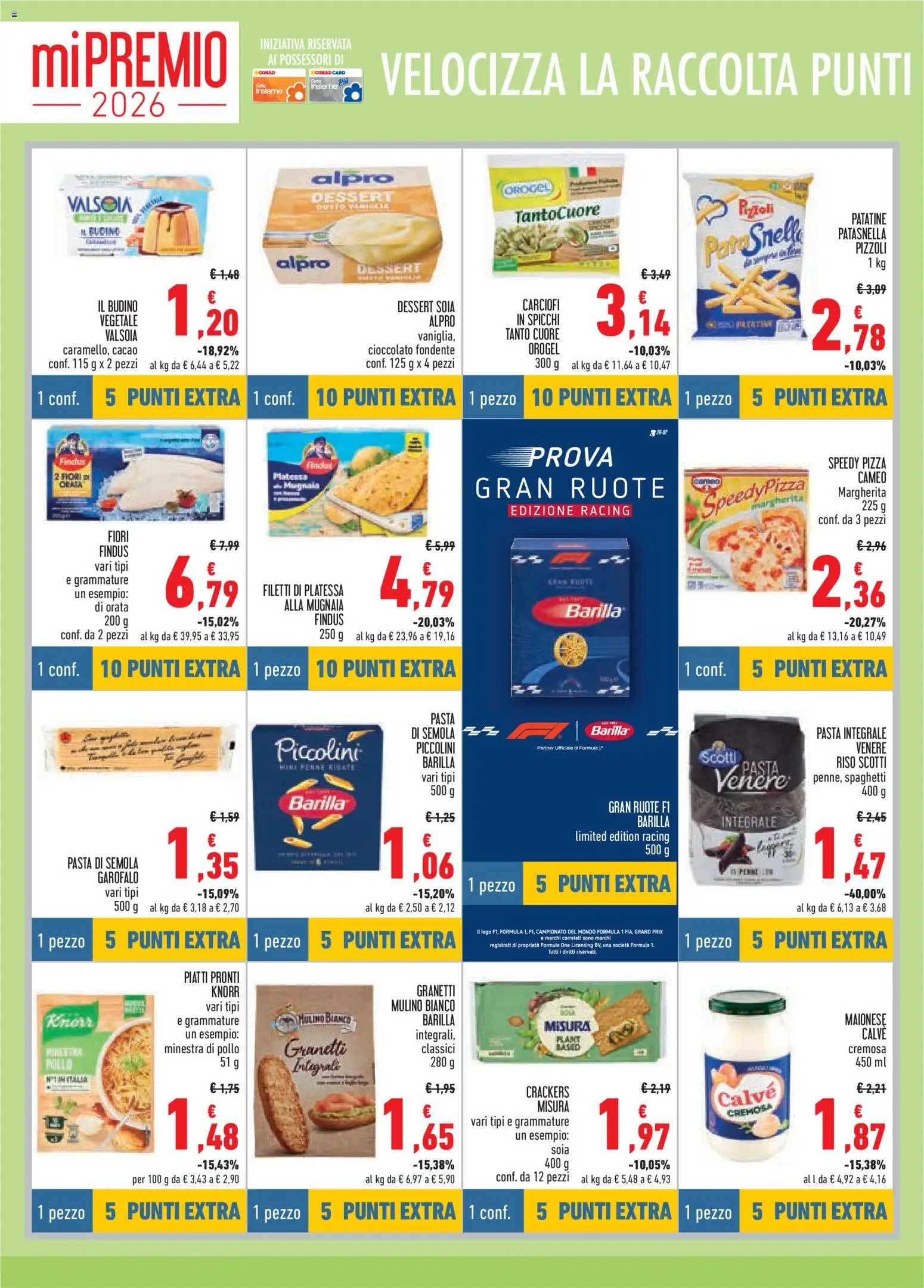 Volantino Conad del 23.04.2026 | Pagina: 12 | Prodotti: Riso, Orata, Crackers, Budino