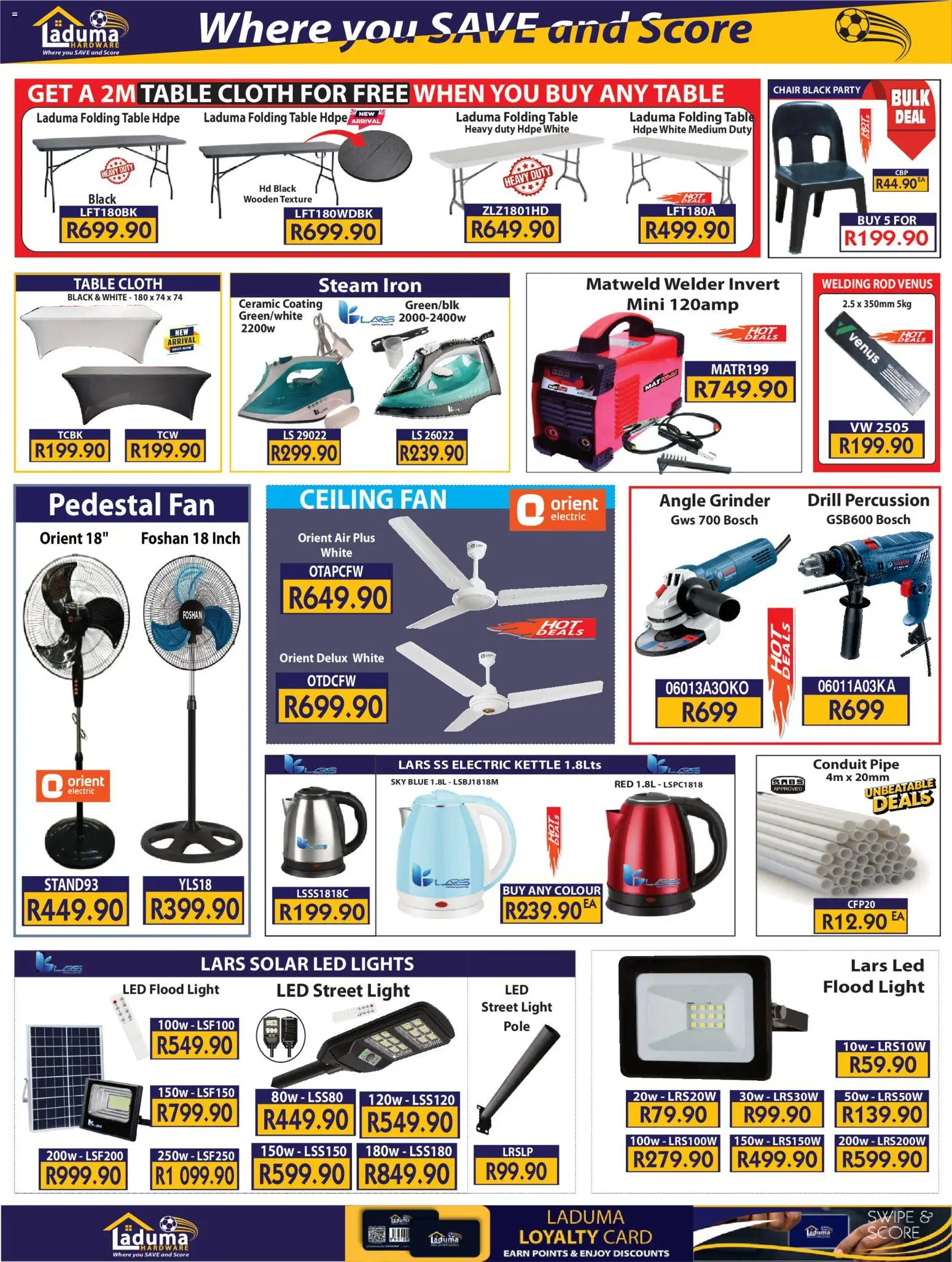 New Laduma Hardware catalogue – valid from 01.02.2026 | Page: 2 | Products: Pedestal, Iron, Table, Pipe