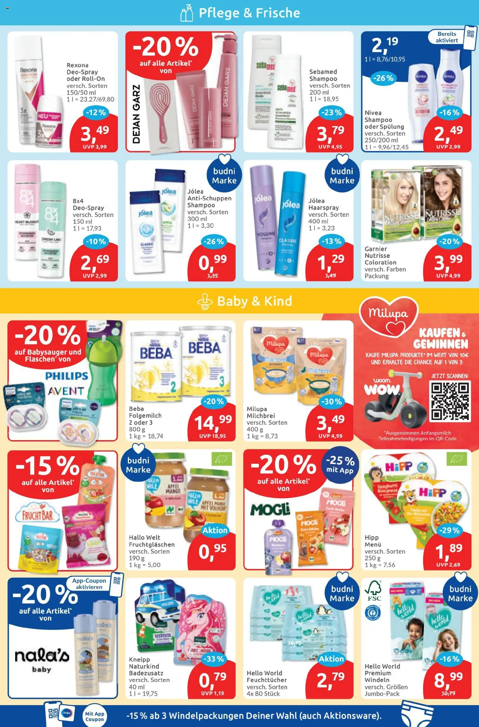 Budni Prospekt – gültig ab 26.10.2026 | Seite: 3 | Produkte: Äpfel, Shampoo, Haarspray, Mango