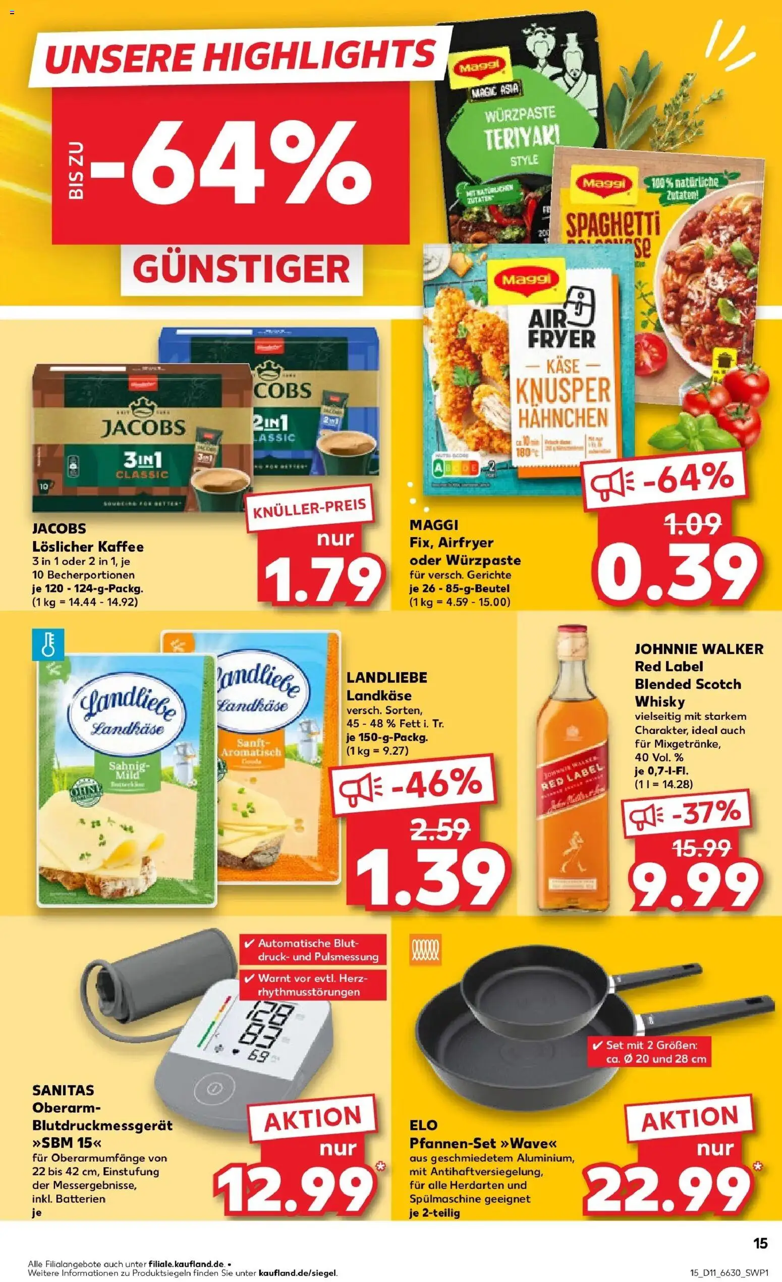 Kaufland Prospekt Iserlohn	 – gültig ab 09.03.2026 | Seite: 27 | Produkte: Hahnchen, Käse, Monitor, Johnnie walker