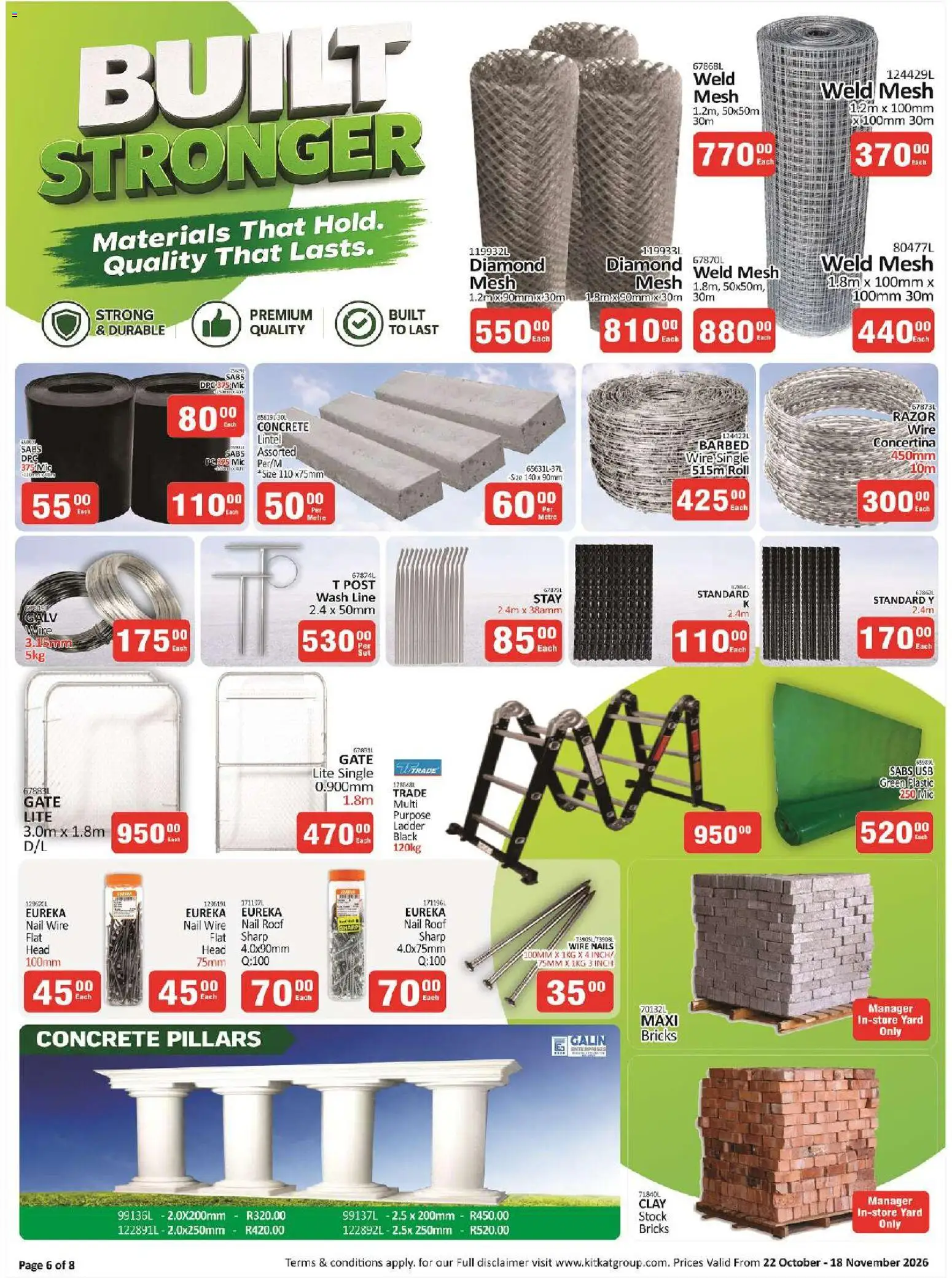 New KIT KAT Cash & Carry catalogue – valid from 22/10/2026 | Page: 6 | Products: USB, Gate, Stock, Clay