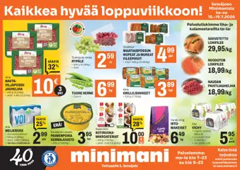 Minimani-mainoslehti voimassa 15/07/2026 alkaen