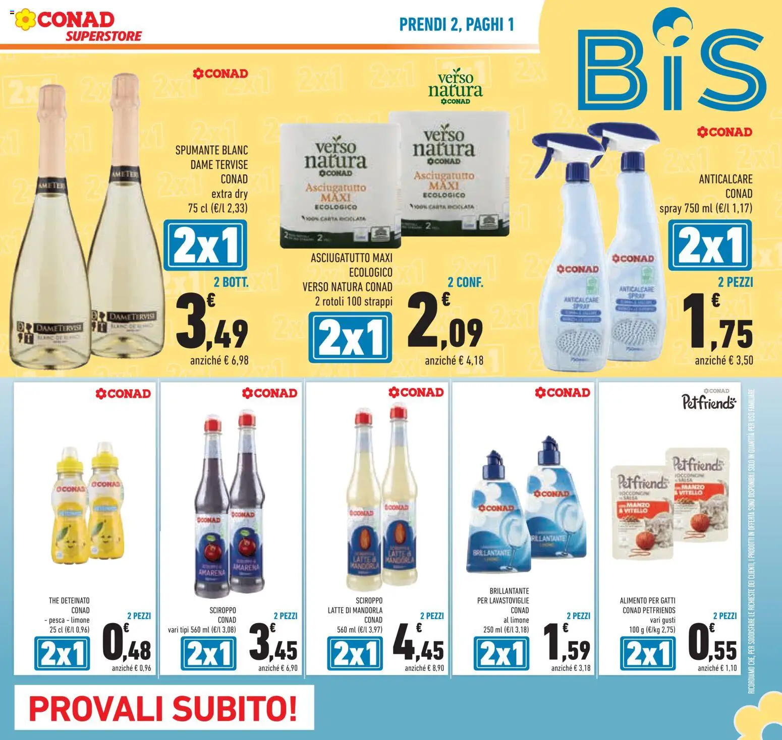 Volantino Conad del 17.06.2026 | Pagina: 9 | Prodotti: The, Vitello, Asciugatutto, Amarena