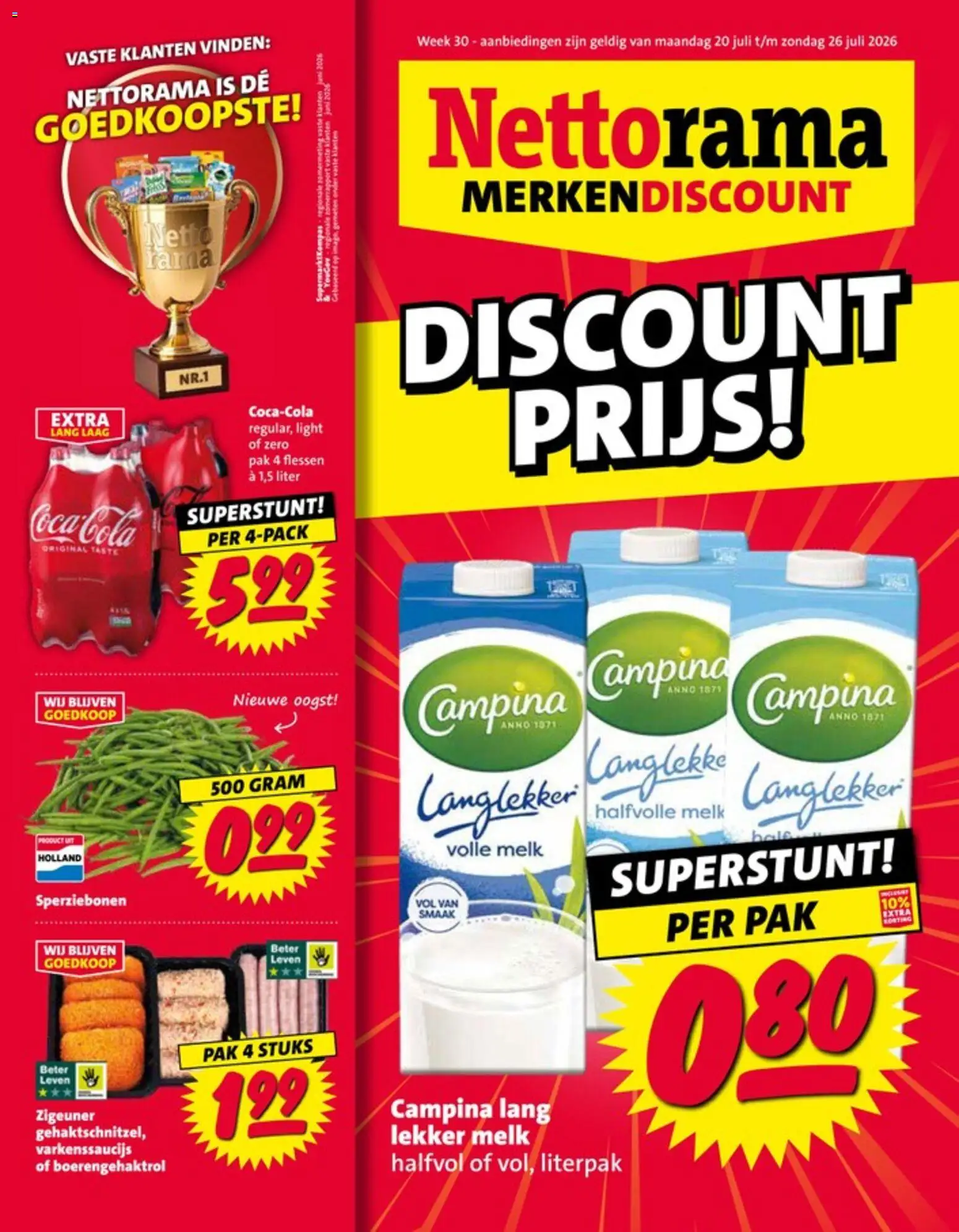 {H1} | Pagina: 1 | Producten: Melk, Halfvolle Melk, Volle melk