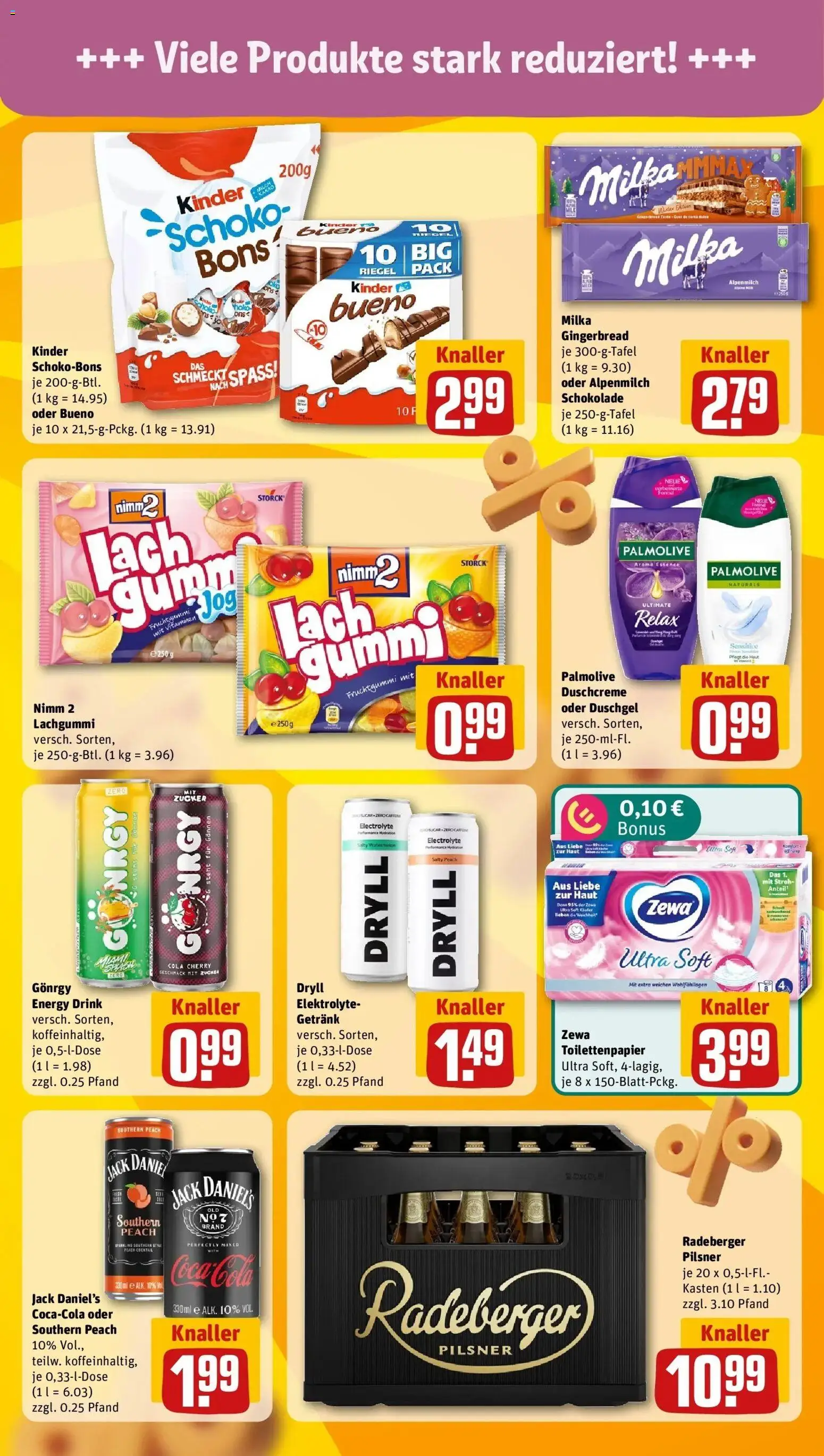 REWE Prospekt ab 21.09.2026 zum Blättern » Angebote | Seite: 5 | Produkte: Milch, Energy, Milka, Duschcreme