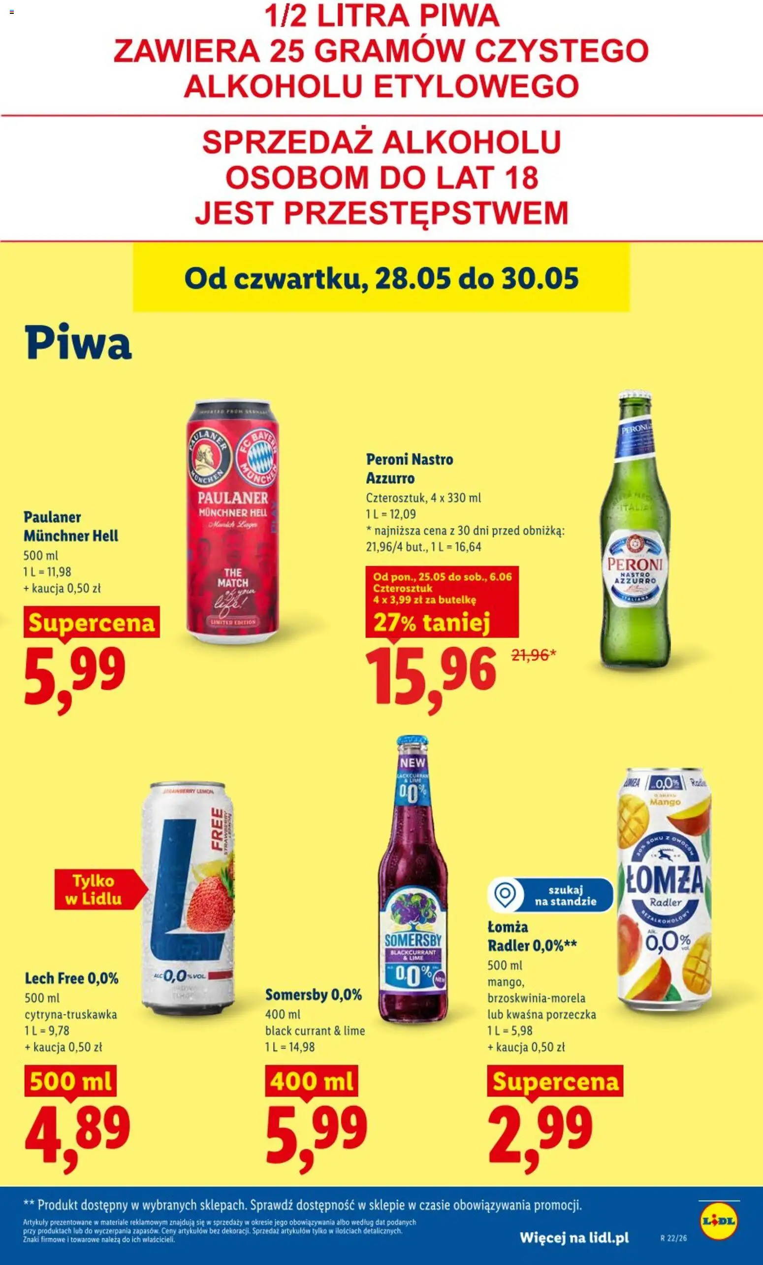 Lidl gazetka od 28.05.2026 | Strona: 69 | Produkty: Mango, Porzeczka, Somersby