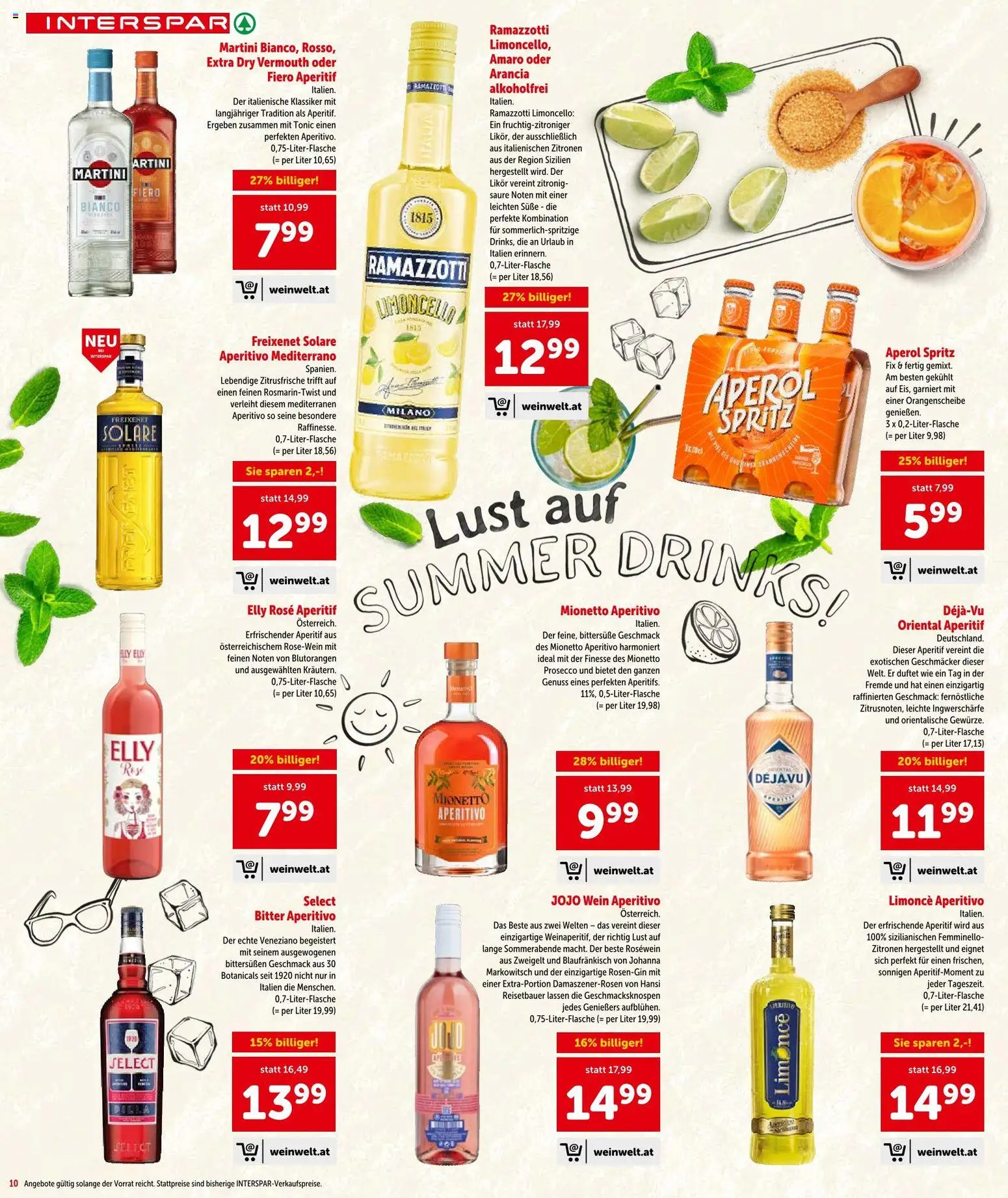 Interspar Flugblatt - Steiermark gültig ab 07.05.2026 | Seite: 10 | Produkte: Wein