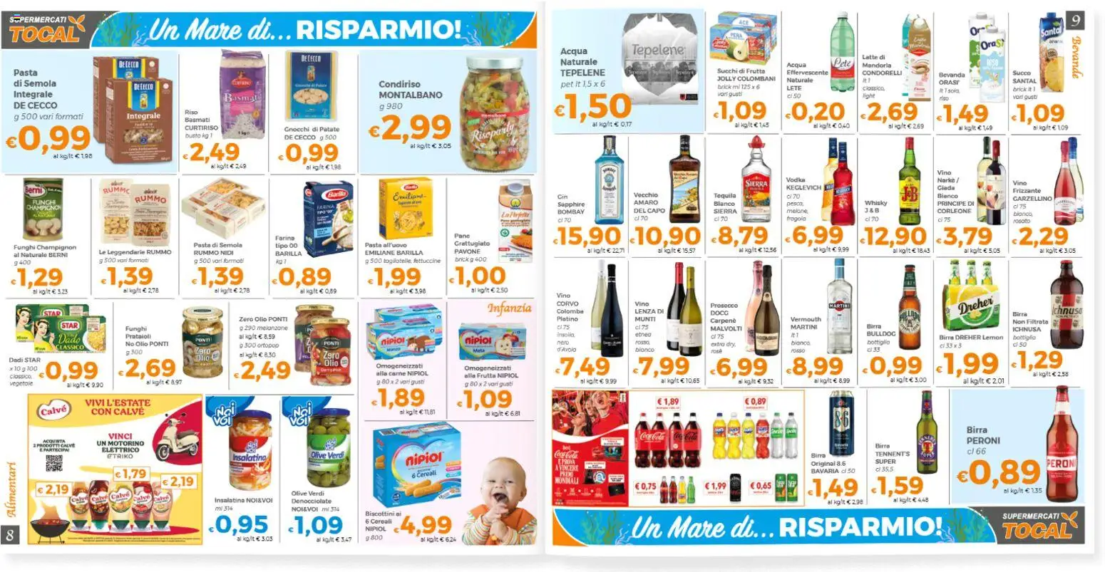 Volantino Tocal del 30/06/2026 | Pagina: 5 | Prodotti: Birra, Olive, Farina, Ananas