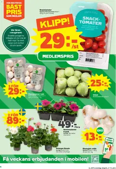 Stora Coop erbjudanden - Förhandsvisning av reklamblad från butik Stora Coop aktuell från 04.05.2026 | Sida: 4 | Produkter: Kruka, Vitkål, Vitlök, Tomater